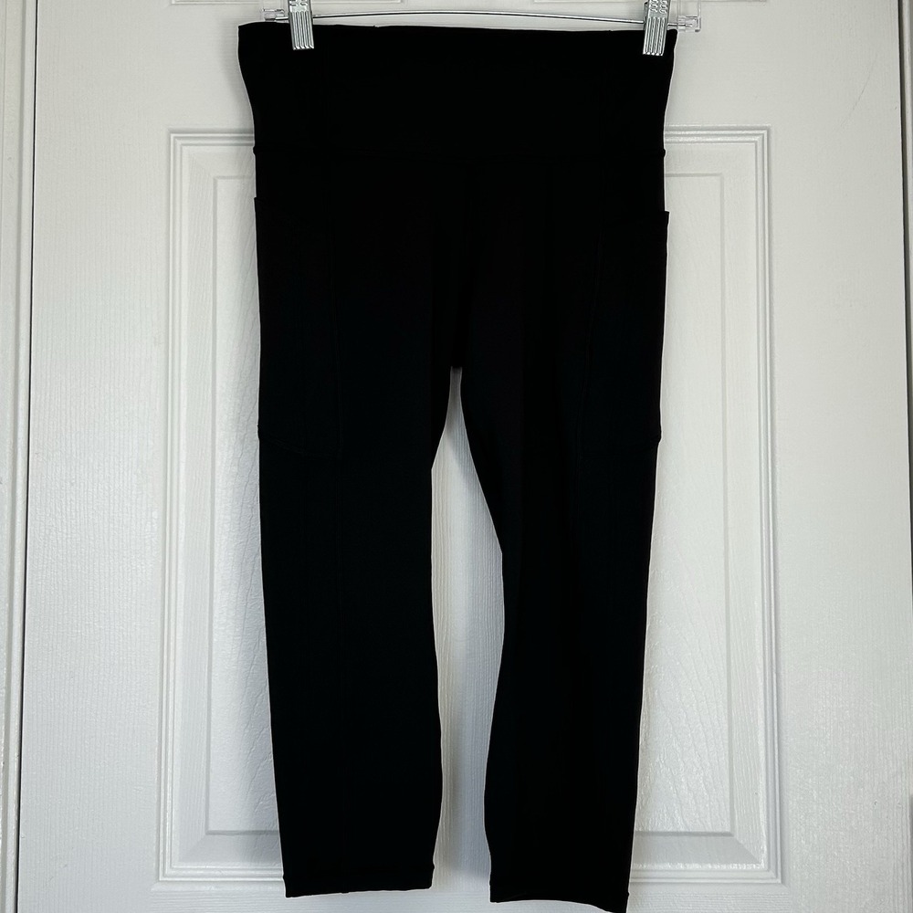 Athleta Ultimate Stash Black Capri Pants Athleisure Everyday‎ Active Style